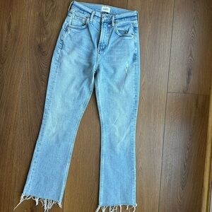 Citizens Of Humanity Light Blue Straight Leg Jeans Isola Cropped